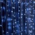 Гирлянда-занавес FERON CL19 204LED 5000K , эффект стробов, 2*1,5м+3м IP44 прозрачный шнур