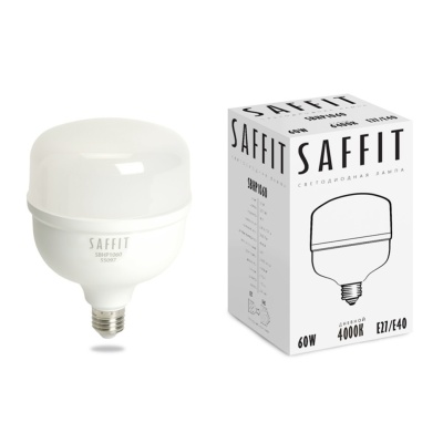 Лампа светодиодная SAFFIT 60W 6400K 230V E27-E40, SBHP1060