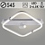 Люстра DK06301/1+1 PR WT+CR белый/хром 52W+5W LED 3000-6500K d545 ПДУ(ИК) диммер, HN23