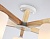 Люстра подвесная Ambrella TR83113/5 WH/LW белый/светлое дерево E27/5 max 40W D700*325
