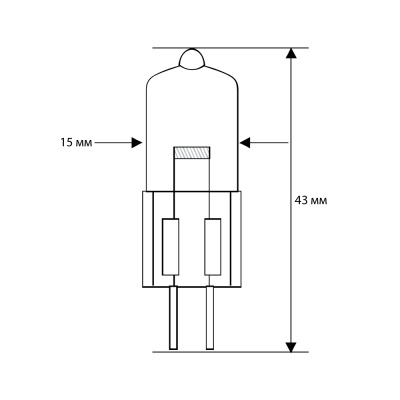 Лампа CAMELION JD 20W 220V G4 (10/100)