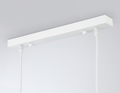 Люстра подвесная Ambrella TR303242/4 WH/CH/CL/FR белый/хром/прозрачный/белый матовый E27*4 max 60W 