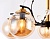 Люстра подвесная Ambrella TR9072/5 BK/TI черный/янтарь E14 max 40W D620*420