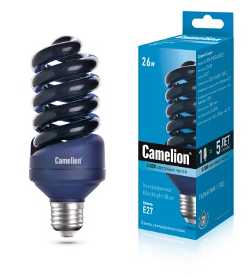Лампа энергосберегающая CAMELION LH26-FS/BLB/E27 (5/25)
