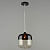 Подвес A4017/1HQ BK черный 1х40W E27 d210 h210/800, QH22