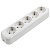 Розеточная колодка GSB-16-5-G-IP20 Easy, 16А, 5 мест, с заземлением, без выключателя, IP20