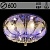 Люстра 55729/600 CR хром 8х40W E14 LED-RBP ПДУ d600