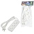 Удлинитель UNIEL S-CU3-1,5 WHITE шнур 1,5м., 3 гнезда, 10A, б/з. Белый. серии Ultra