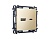 MA611010 Комплект механизма розетки ALFA Шампань 2USB A+C 20W (быстрая зарядка) QUANT (AP6110,VM177)