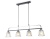 Люстра подвесная Ambrella TR303244/4 BK/CH/SM/FR черный/хром/дымчатый/белый матовый E27*4 max 60W
