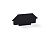 Заглушка для корпуса в натяжной потолок Standard 220V 62*30*1.2 (2шт.) GL7204 BK черный