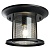 Светильник FERON PL723 60W 230V E27 черный, с клеммой в комплекте