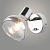Спот 1124/1 CR хром 1х60W E14 h115