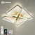 Люстра светодиодная ESTARES ORLANDO 120W S-APP-550x550x90-WHITE/WOOD/WHITE-220-IP20