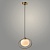 Подвес 22387/1HQ BR+WT латунь 1х40W E14 h1000, WAN23