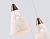 Светильник подвесной Ambrella TR8433/3 WH/FGD белый/золото E27/3 max 40W D360*800