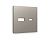 AP3710 Лицевая панель ALFA (Серо-бежевый матовый) для розетки 2USB A+C QUANT