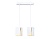 Светильник подвесной Ambrella TN5131/2 WH белый E27/2 max 40W 260*80*1150