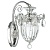 790614 Бра SCHON 1x60W E14 Silver