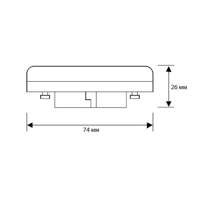 Лампа CAMELION LED8-GX53/845/GX53 220V 8W  NEW (10/100)