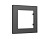 AF220801 Рамка ALFA Techno (Графит Мягкое касание) 1-ая