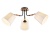 Потолочный светильник Ambrella TR4731/3 BK/LWD черный/светлое дерево E27/3 max 40W D610*270