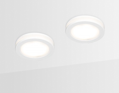 Светильник Ambrella TN140 WH белый LED 4200K 7W D85*30 встраиваемый