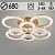 Люстра 2723/4+4 FGD золото 168W LED 3000K-6000К d680 ПДУ диммер, GNV24