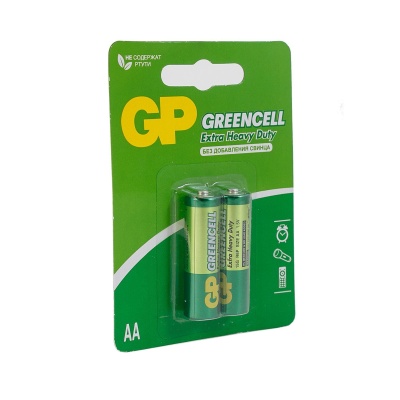 Эл.пит.GP 15G(R6/AA)-2CR2 солевой Greencell (20/320) (000126)