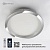 Люстра светодиодная ESTARES ORIENT ACRYLIC 80W R-APP-510x75-CHROME/CLEAR-220-IP40 Управляемая