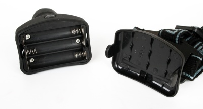 Фонарь ULTRAFLASH LED5354 налобный, серый 1 ватт LED 3режима, 3хR03, пластик (1/5)