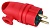 Volsten Sb2-PZ Red, Вилка каучуковая Красная угловая (евровилка разборная,земля, модель В16-002)