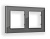 AF330652 Рамка ALFA Platos (Антрацит серый Стекло органическое) 2-ая