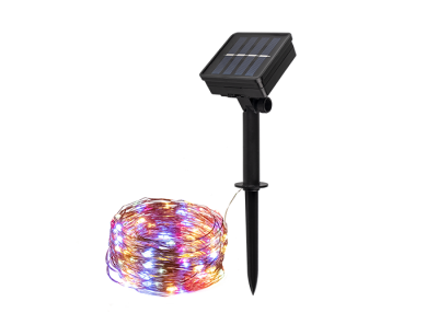 Светильник с солнечной батареей ФАZА SLR-G03-100M нить, мультицв., 100 LED (1/50)