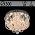 Люстра 5963/300 CR хром 3х40W E14 LED-WT ПДУ d300, SDA20