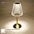 Светильник настольный светодиодный ESTARES CRYSTAL M 3W R-ON/OFF-130x295-CLEAR/GOLD-DC5V/1A-IP20 