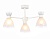 Светильник подвесной Ambrella TR3177/3 WH белый E27/3 max 40W D570*280