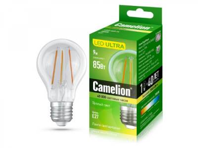 Лампа CAMELION LED9-A60-FL/830/E27 220V 9W
