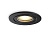 Светильник Ambrella TN1151 BK черный IP44 GU5.3 D85*28 встраиваемый, влагозащищенный