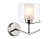Светильник настенный LH57004 SN/FR никель/белый матовый E14 max 40W 280*150*220