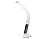 Светодиодная настольная лампа AMBRELLA DE508 WH белый LED 3000-6400K 6W+LCD 2W с дисплеем