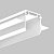 Магнитный шинопровод встраиваемый под ГКЛ 13мм трековой системы UT25 48В, 3м, Белый IL.0007.5003-WH