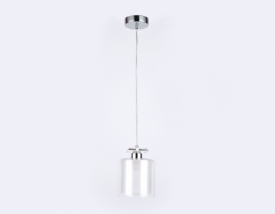 Светильник подвесной со сменной лампой Ambrella TR3577 CH/CL хром/прозрачный E27 max 40W D150*1025