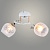 Люстра XA1151B/2 WH+FGD белый/золото 2х60W E27 d480 h240