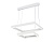 Светильник Ambrella FA6631/2 WH белый 108W 600*600*720 (ПДУ РАДИО 2.4G)