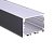 Профиль PAL 5035-BLACK (комплект) накладной 2м анод