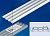 Профиль алюмин UFE-A08 SILVER 200 POLYBAG Накладной, 200см