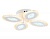 Светильник Ambrella FA4012/4 WH белый 60W 3000K+6400K/4200K/6400K+3000K 330*330*85 (ПДУ ИК)
