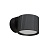 Светильник настенный FERON HL4580 12W,  230V, GX53,  черный 
