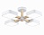Светильник светодиодный подвесной AMBRELLA FL4879/4 WH/WD белый/дерево 24W 3000-6000K (без ПДУ)